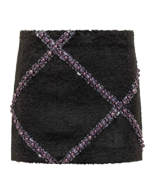 Des Phemmes Black Short Skirts