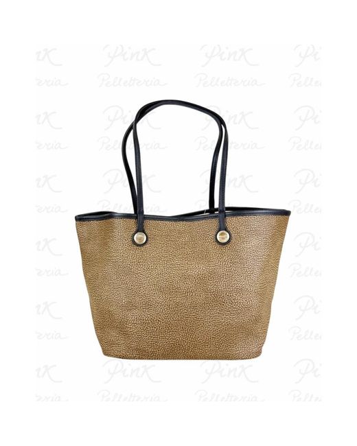 Borbonese Brown Shopping Bags