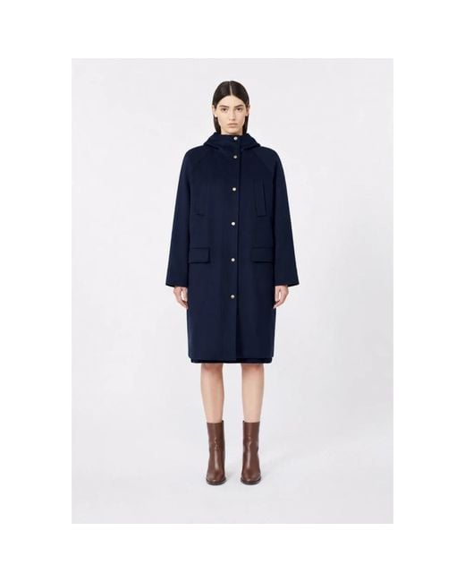 Max Mara Blue Parkas