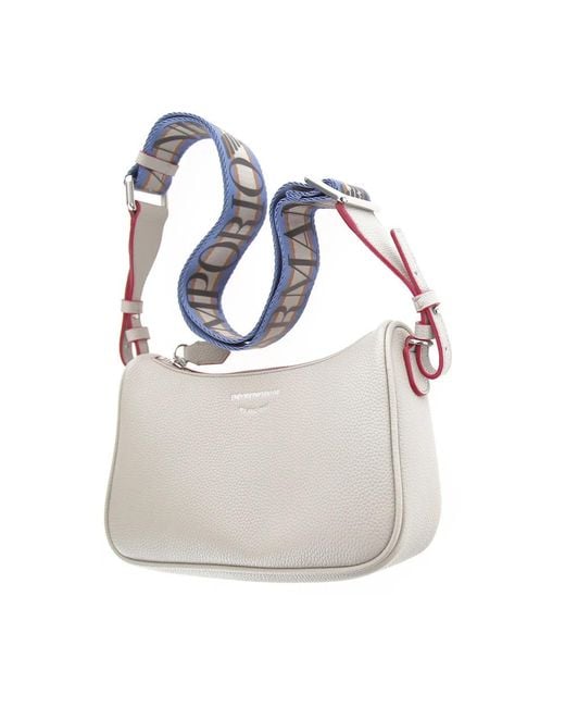 Emporio Armani White Shoulder Bags