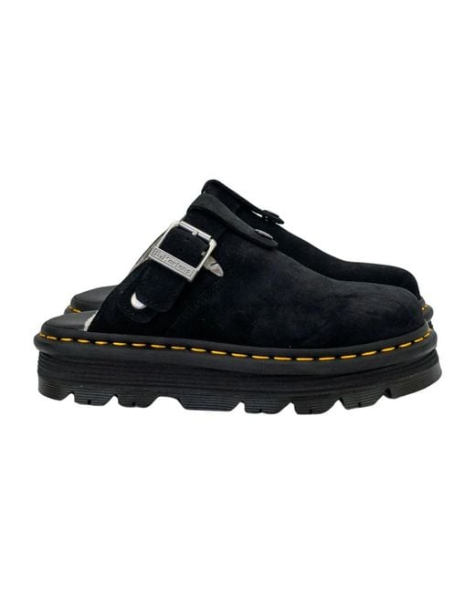Dr. Martens Black Mules