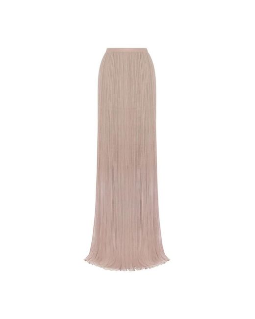 Alberta Ferretti Brown Maxi Skirts