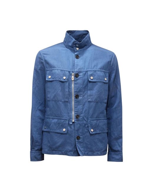 Peuterey Jassen ,Blauw ,Katoen Light Jacket in het Blue voor heren