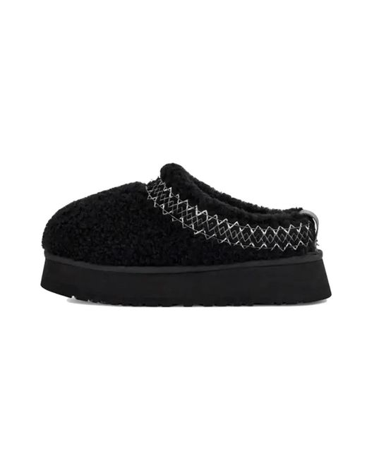 Ugg Schoenen ,Zwart ,Heritage Braid Pantoffels in het Black