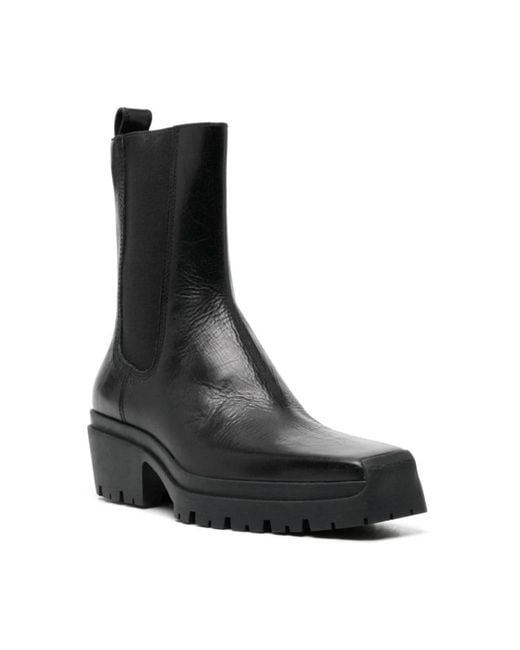 Alexander Wang Black Cowboy & Biker Boots