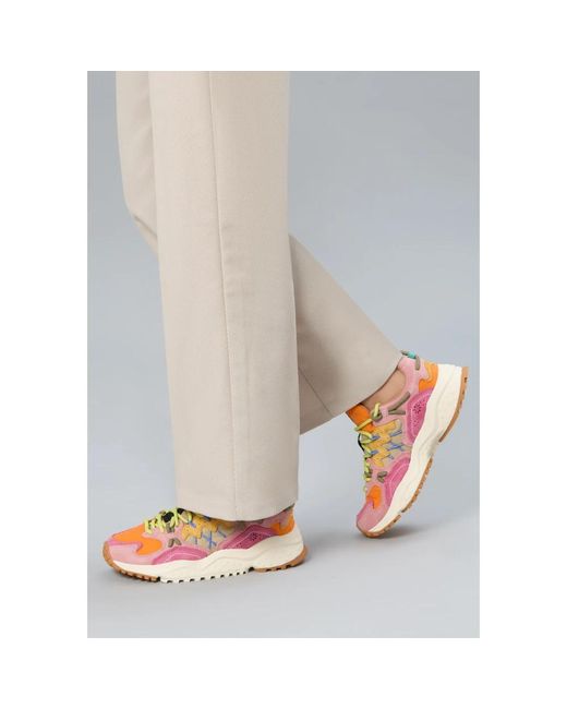 Flower Mountain Pink Sneakers