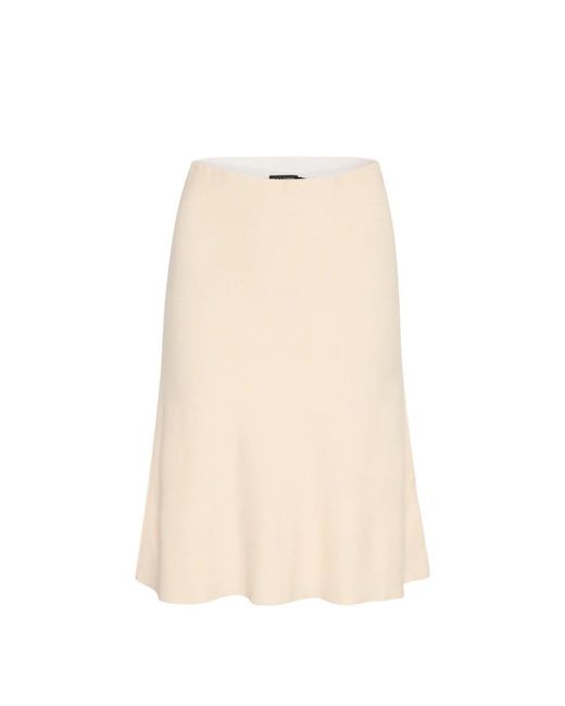 Soaked In Luxury Natural Midi Skirts
