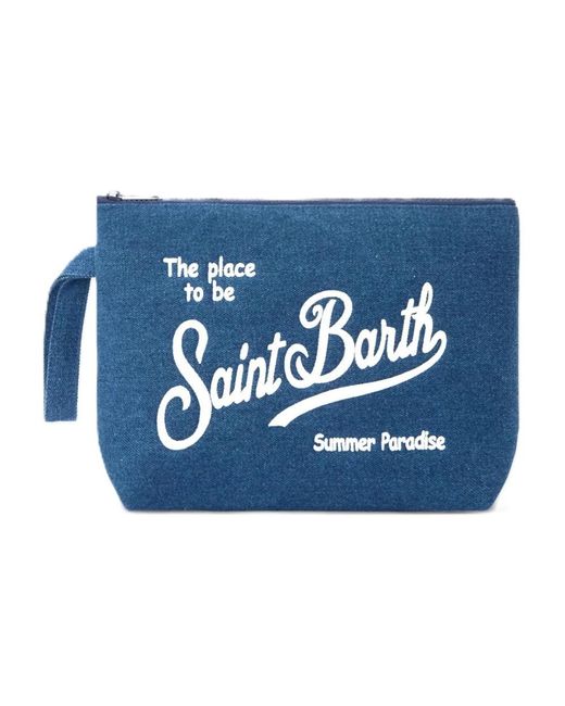 Mc2 Saint Barth Blue Clutches