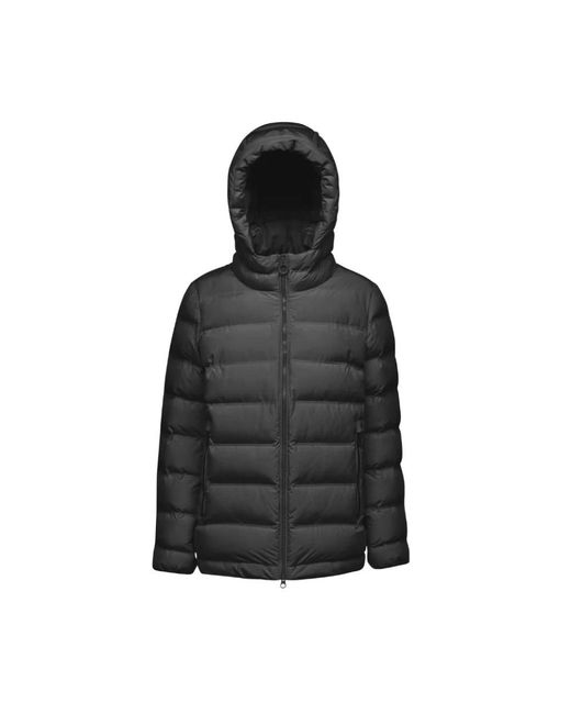 Geox Jassen ,Zwart ,Leer Spherica Long Parka in het Black voor heren