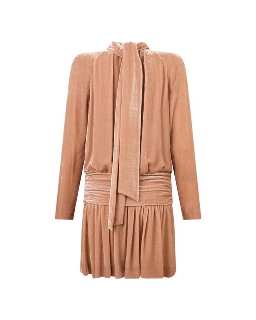 Alberta Ferretti Pink Short Dresses