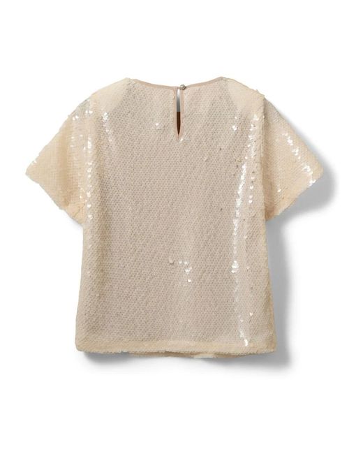 Sofie Schnoor Overhemden ,Roze ,Nylon Khaysasw Shirt in het Natural
