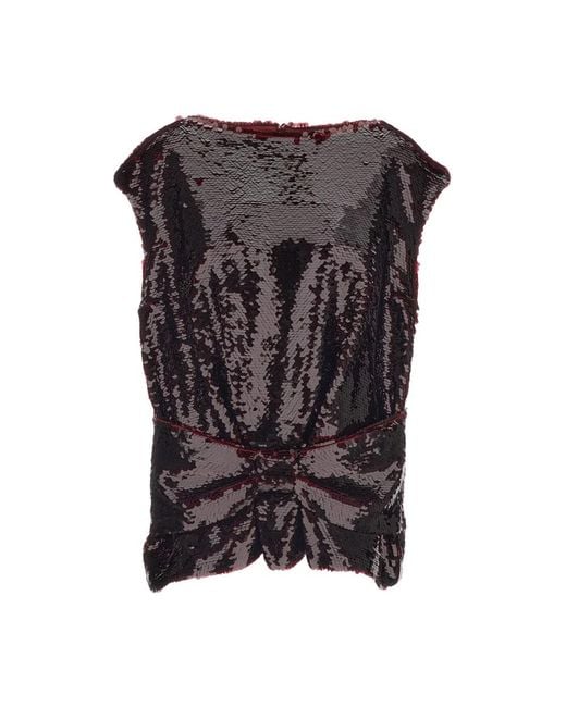 Simone Rocha Black Sleeveless Tops