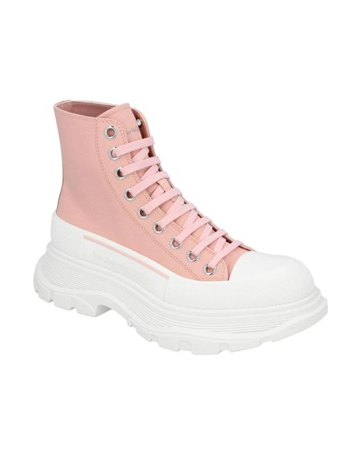 Alexander McQueen Pink Sneakers