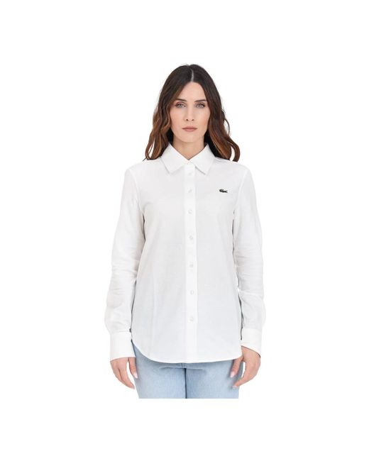 Shirts Lacoste de color White
