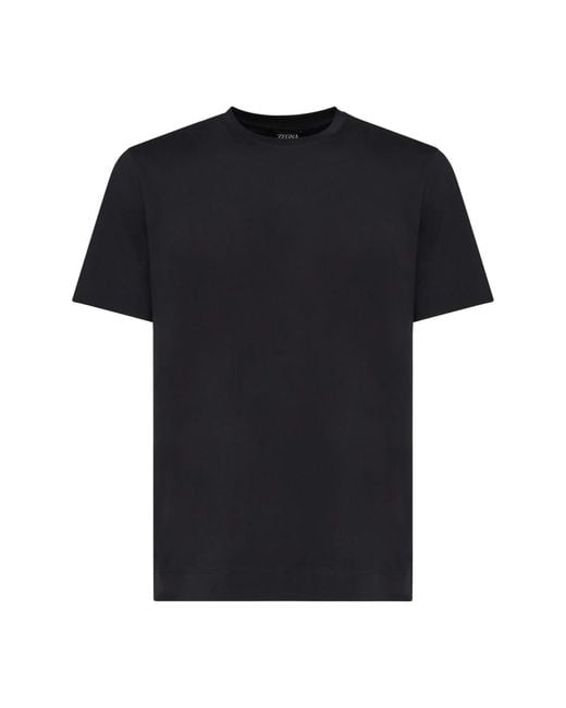 Zegna Black T-Shirts for men