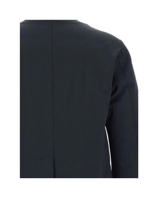 Peuterey Blue Double-Breasted Coats for men