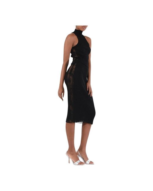 Roberto Collina Black Knitted Dresses