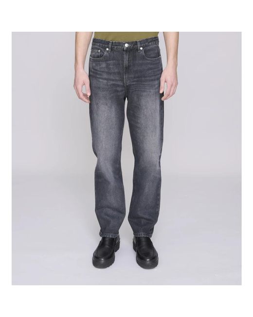 A.P.C. Straight Jeans in het Gray voor heren