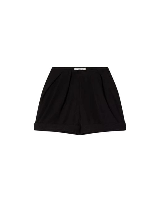 Lanvin Black Short Shorts