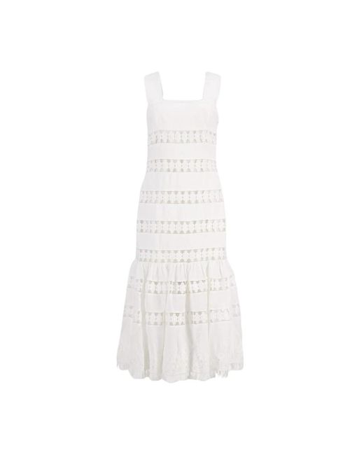 Zimmermann White Midi Dresses