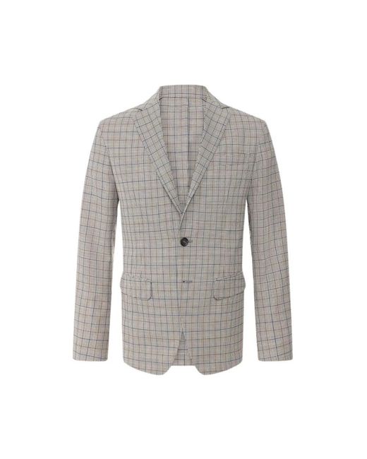 DSquared² Kostuums ,Bruin ,Wol Geruite Blazerjas in het Gray voor heren