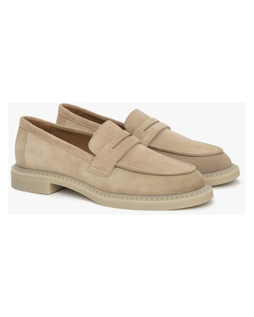Loafers ESTRO de color Natural