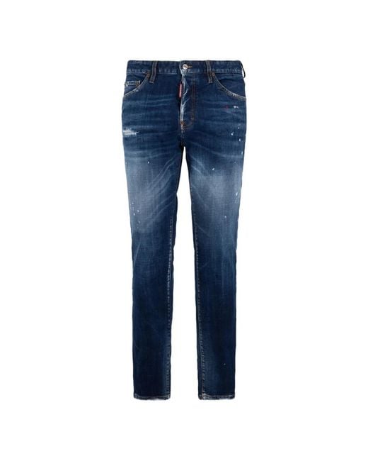 DSquared² Blue Trousers for men