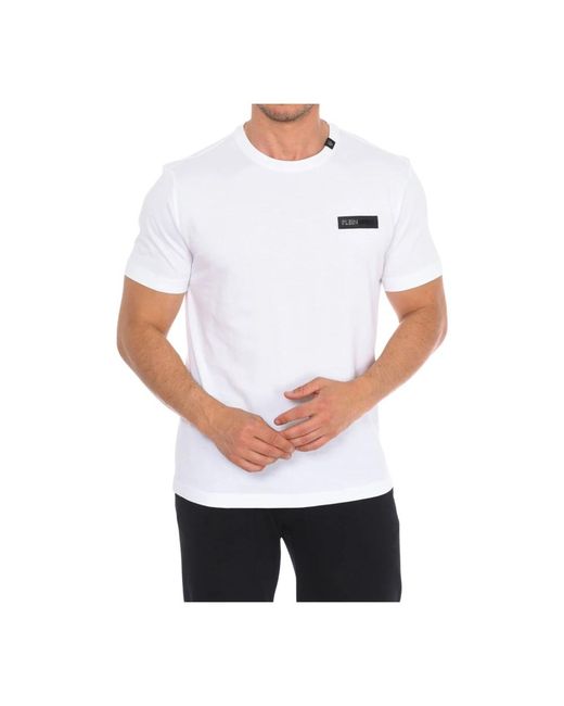 Philipp Plein Kurzarm t-shirt mit markendruck in White für Herren