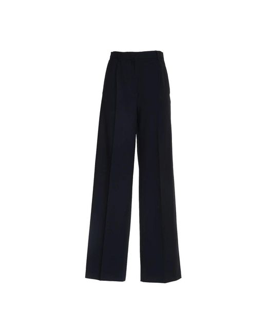 MSGM Blue Wide Trousers