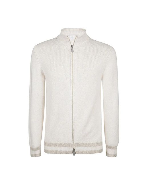 Eleventy Cardigans in het White voor heren