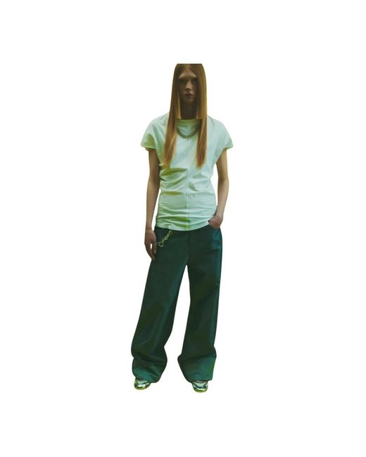 Circus Hotel Green Wide Jeans