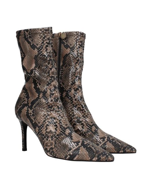 Heeled Boots di Stella McCartney in Brown