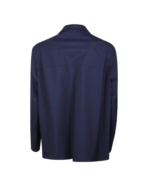 Brunello Cucinelli Blue Light Jackets for men