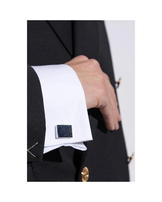 Ferragamo Monogramm-Manschettenknöpfe in Metallic für Herren