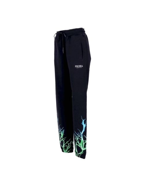 PHOBIA ARCHIVE Blue Sweatpants for men