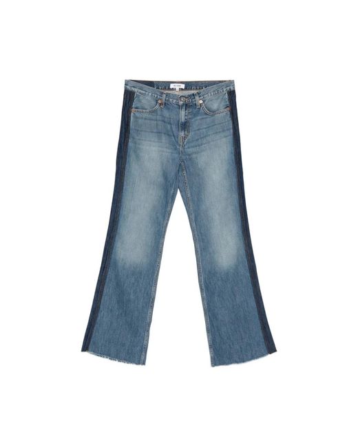 Flared Jeans Re/done de color Blue