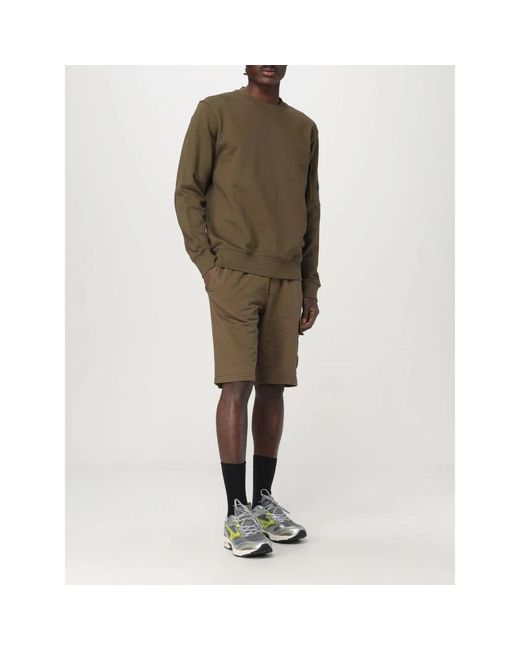 C P Company Schwarzer Sweatshirt Mit Linsentaschendetail in Green für Herren