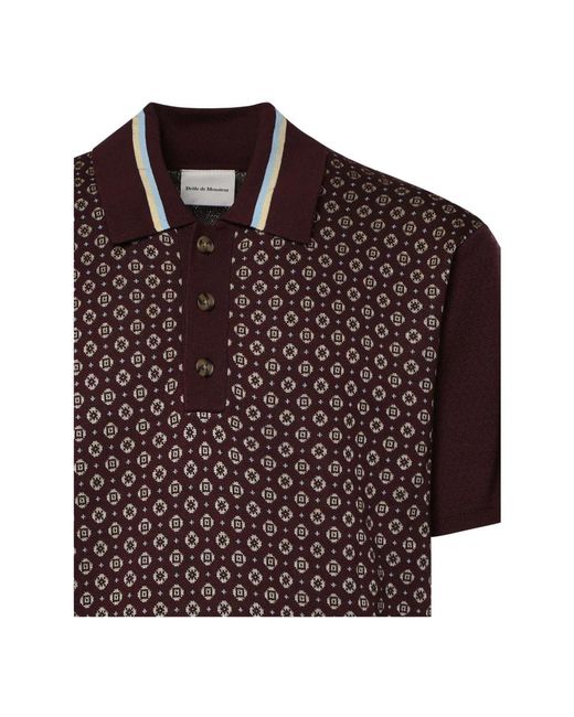 Drole de Monsieur Brown Polo Shirts for men