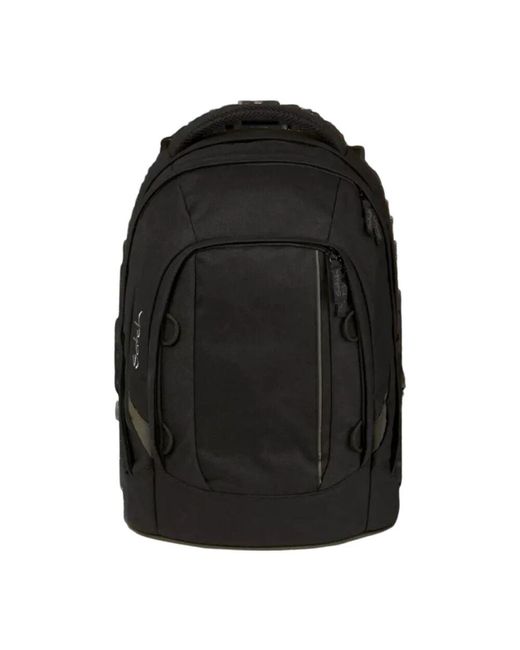 Satch Black Backpacks