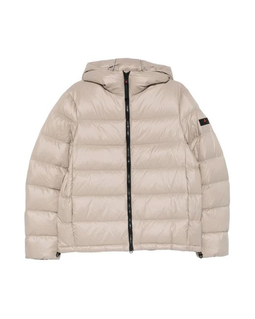 Peuterey Logo-Patch Kapuzenjacke in Natural für Herren