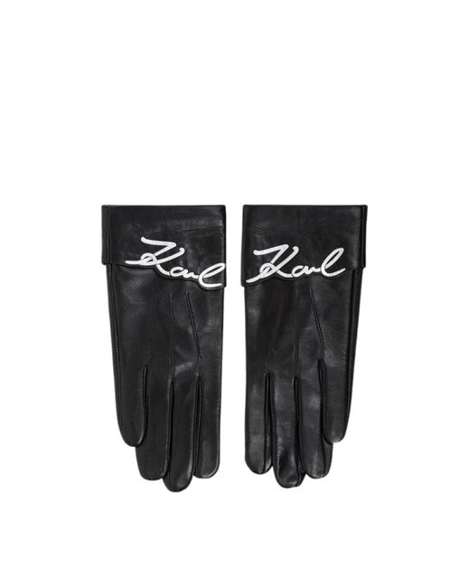 Gloves di Karl Lagerfeld in Black