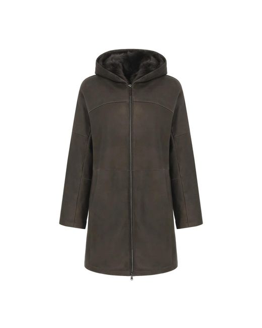 Faux Fur & Shearling Jackets di VESPUCCI by VSP in Gray