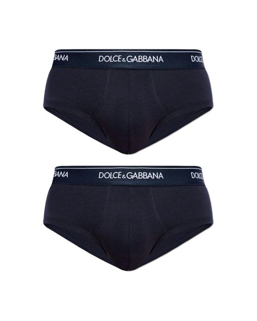 Dolce & Gabbana Zweierpack slips in Blue für Herren