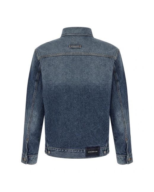 Department 5 Blue Denim Jackets for men