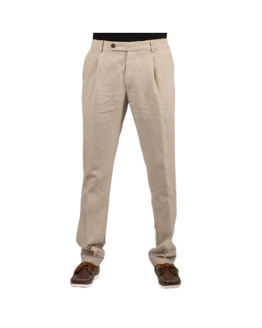Berwich Natural Suit Trousers for men