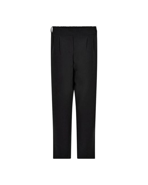 iN FRONT Black Slim-Fit Trousers