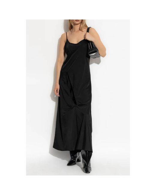 Vetements Kleedjes ,Zwart ,Jurk Met De Optie Om Als Rok Te Dragen in het Black