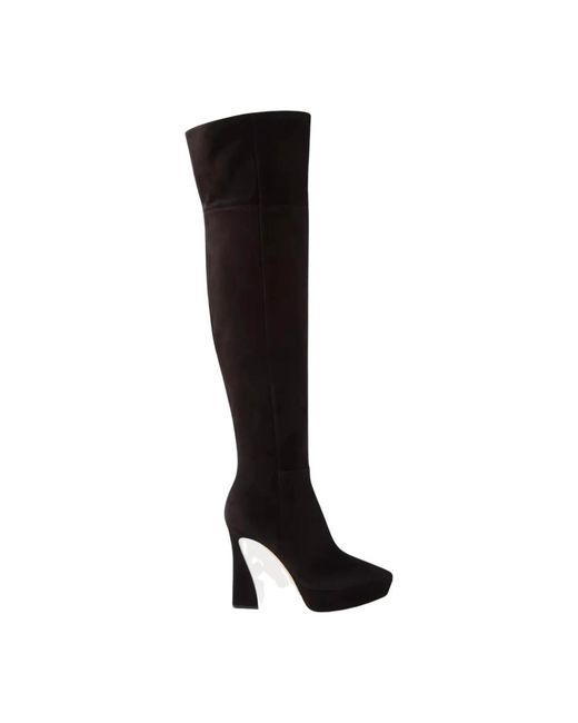 Gianvito Rossi Black Over-The-Knee Boots