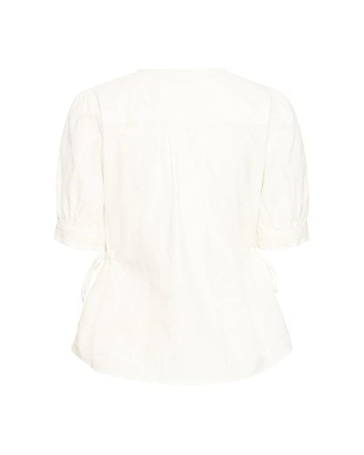 Ichi White Blouses