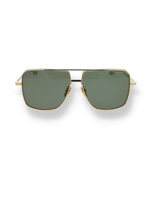 Dita Eyewear Goldene aviator sonnenbrille in Green für Herren